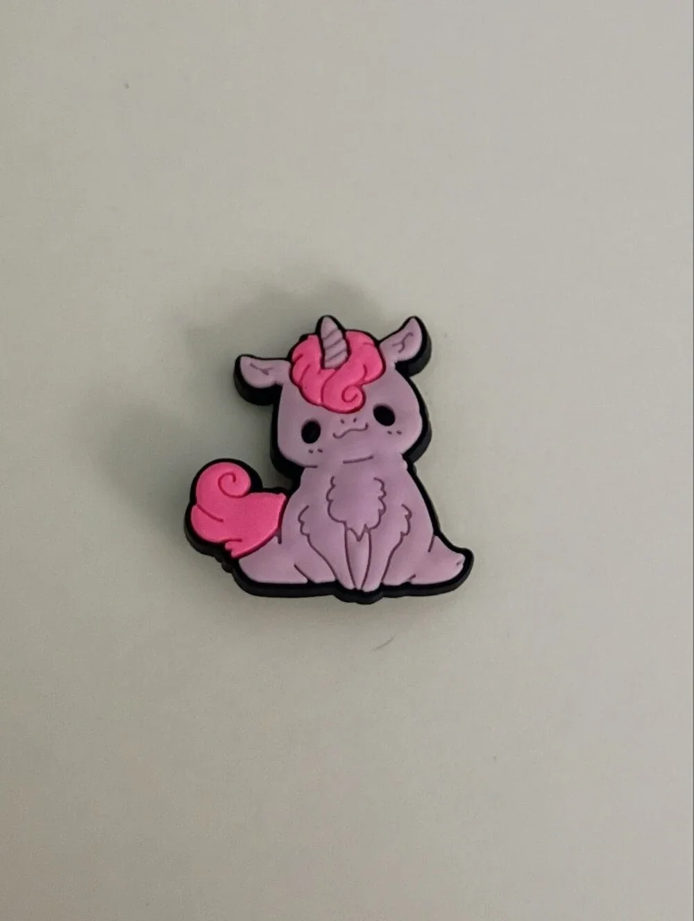 10 for $10 Jibbitz Croc Charms - Pink Unicorn With Pink Hair Mane & Tail 2